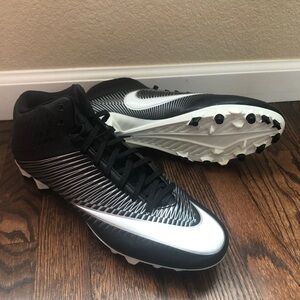 Nike Vapor Speed 2 3/5 TDCF Football Cleats 847089 011 Black White Men Sz 12.5